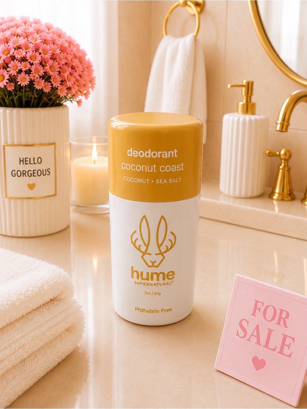 Hume Coconut Coast Deodorant - Coconut + Sea Salt